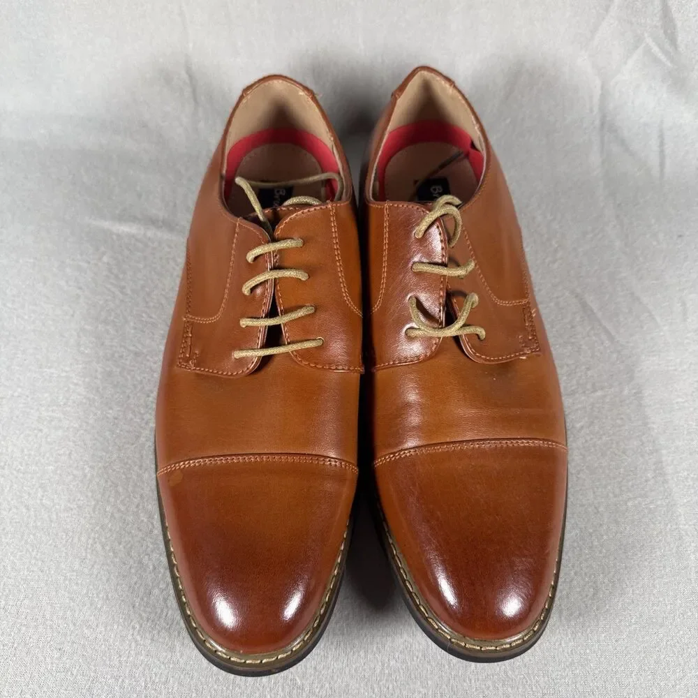 Bruno Marc shoes cognac style